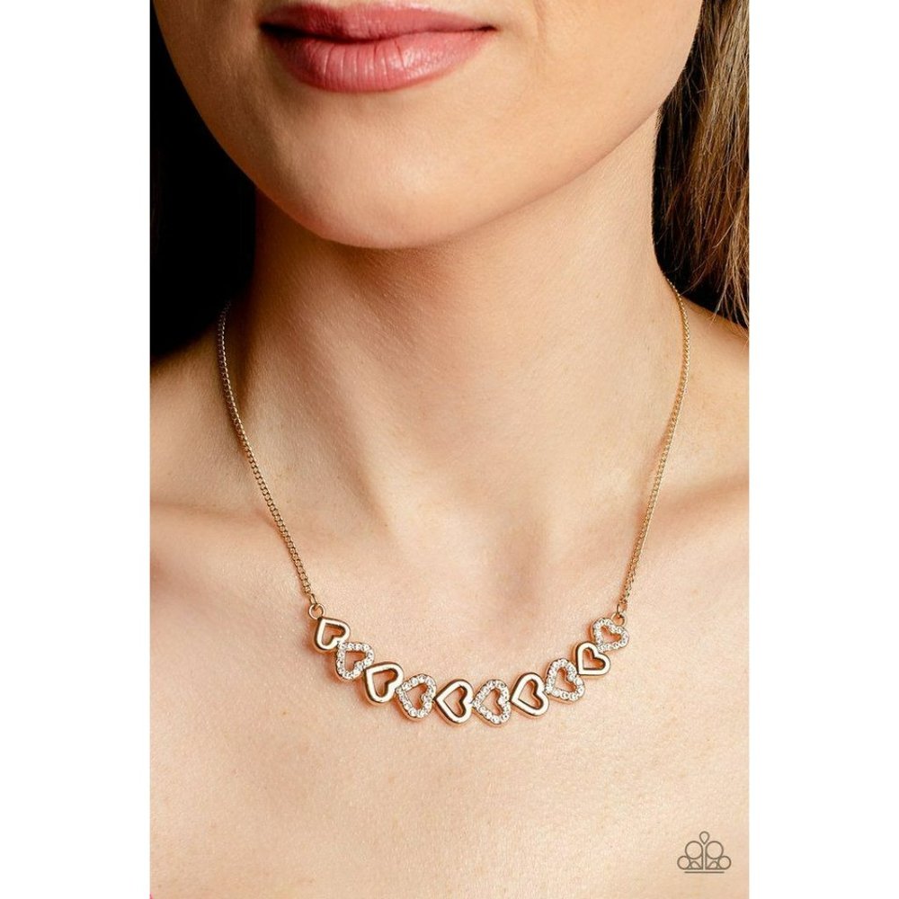 Gold Heart Necklace Pendant